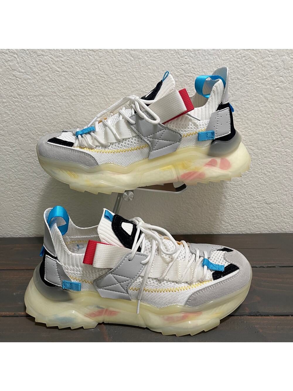 Size 8 Hard N Heavy Women’s Breathable Sneakers Soft Platform Modern Multi